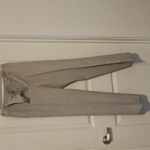 Grey plaid dress pants